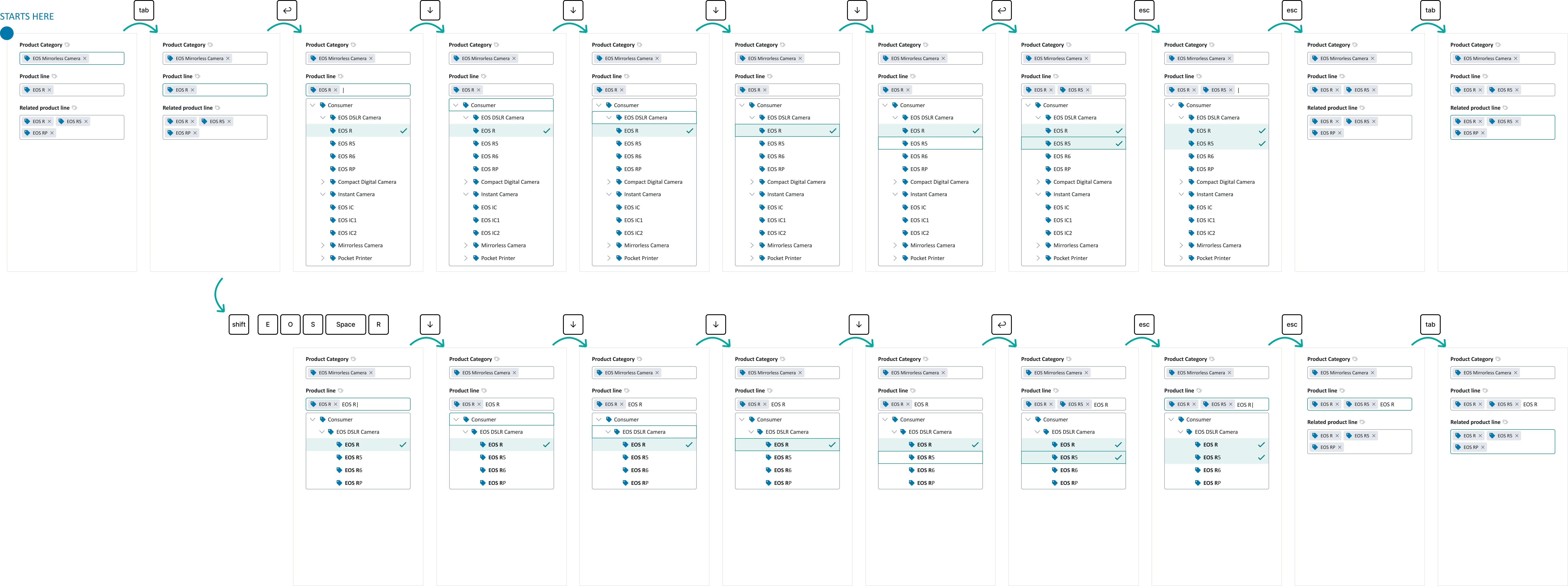 Keyboard navigation